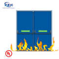 1000mm*2100mm 90mins fireproof emergency steel fire exit door with panic bar